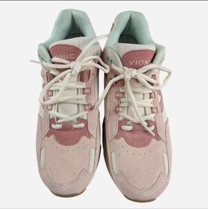 Vionic Pink and white Walk 2.0 Women's 12 wide (fit small)